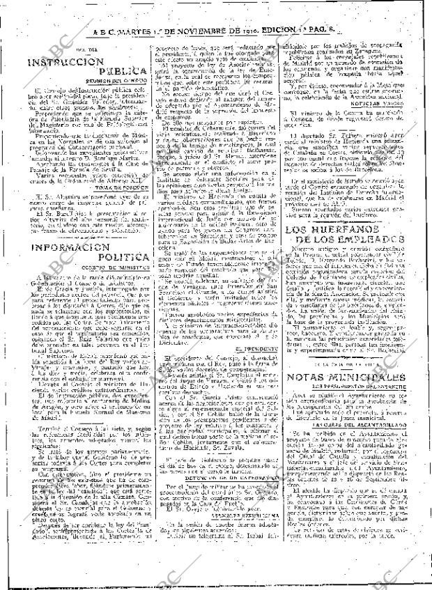 ABC MADRID 01-11-1910 página 8