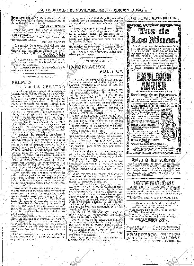 ABC MADRID 03-11-1910 página 9