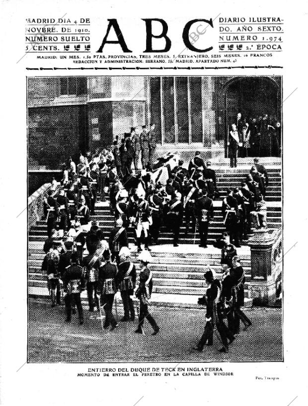 ABC MADRID 04-11-1910 página 1