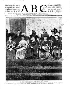 ABC MADRID 05-11-1910 página 1