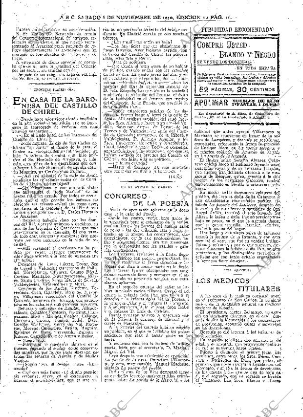 ABC MADRID 05-11-1910 página 11