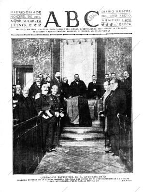 ABC MADRID 06-11-1910 página 1