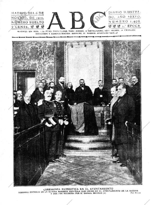 ABC MADRID 06-11-1910 página 1