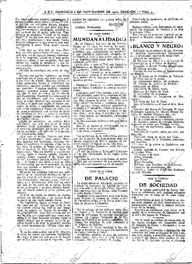 ABC MADRID 06-11-1910 página 4