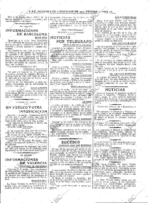ABC MADRID 08-11-1910 página 13