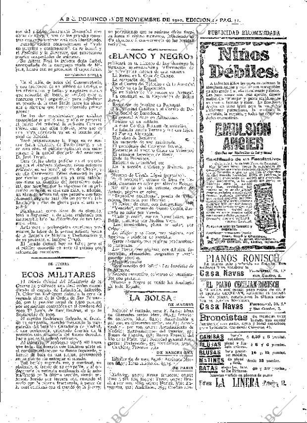 ABC MADRID 13-11-1910 página 11