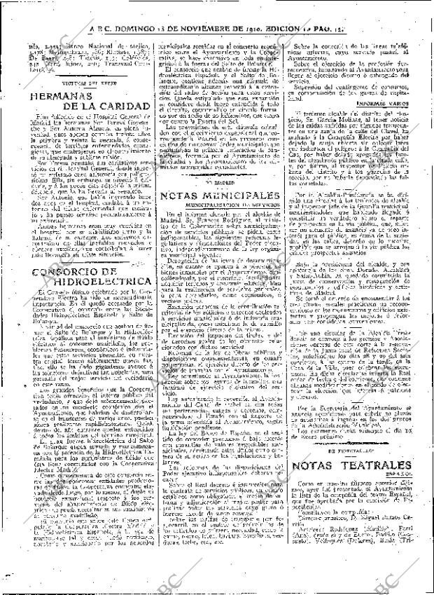 ABC MADRID 13-11-1910 página 12