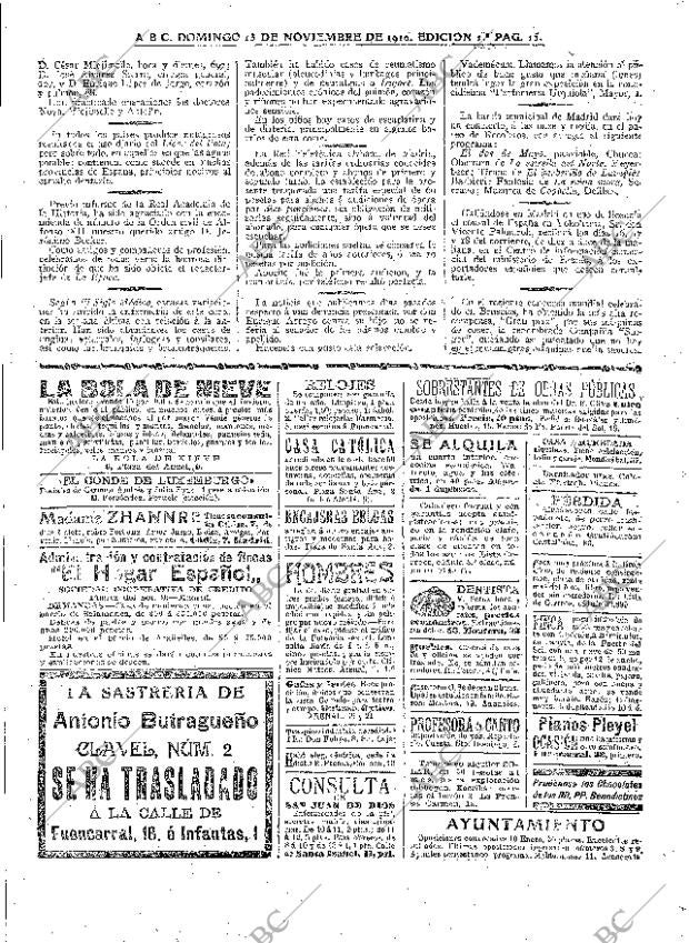 ABC MADRID 13-11-1910 página 15