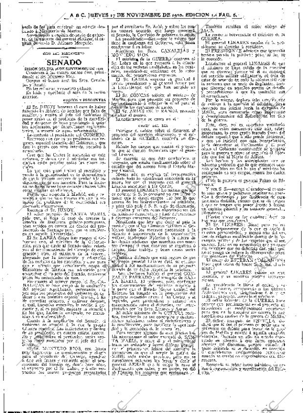 ABC MADRID 17-11-1910 página 6