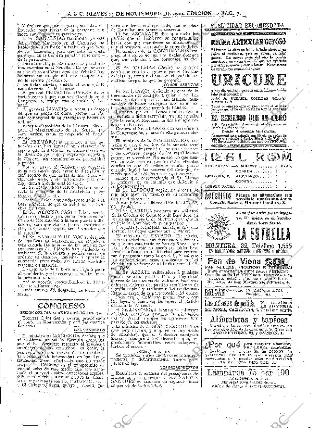 ABC MADRID 17-11-1910 página 7