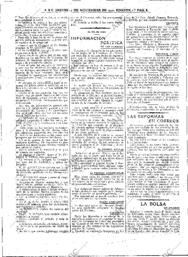 ABC MADRID 17-11-1910 página 8
