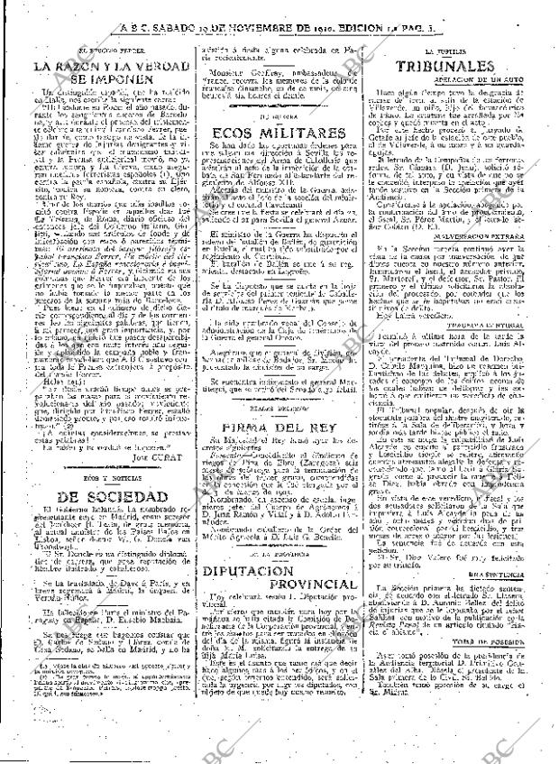 ABC MADRID 19-11-1910 página 5