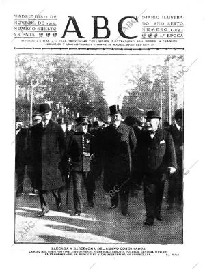 ABC MADRID 21-11-1910 página 1
