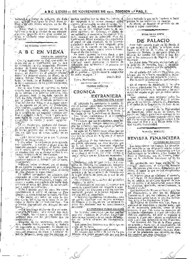 ABC MADRID 21-11-1910 página 5