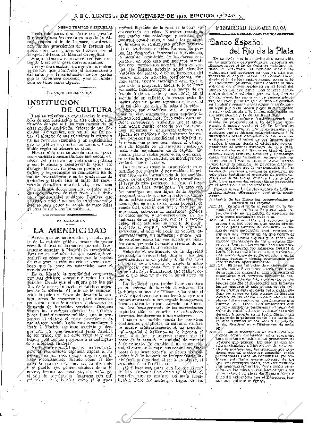 ABC MADRID 21-11-1910 página 9