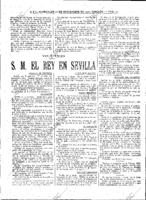 ABC MADRID 23-11-1910 página 10