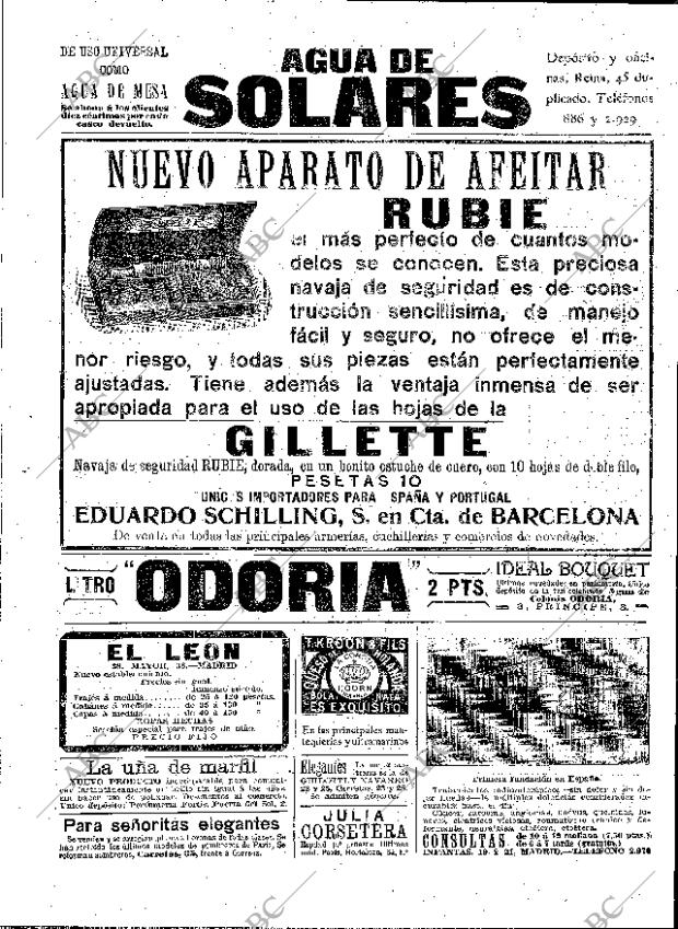 ABC MADRID 23-11-1910 página 20