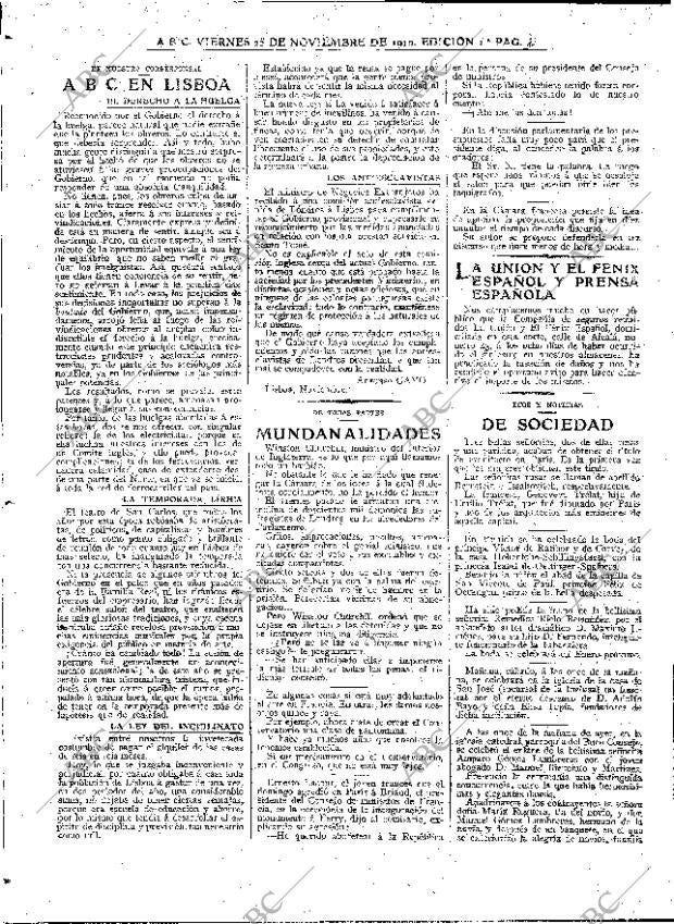 ABC MADRID 25-11-1910 página 4