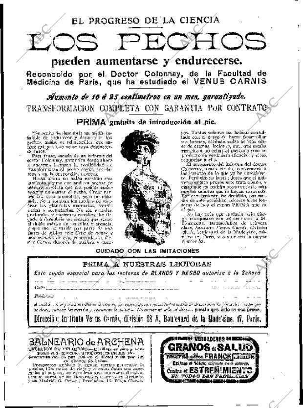 BLANCO Y NEGRO MADRID 27-11-1910 página 49