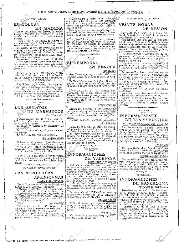 ABC MADRID 30-11-1910 página 12