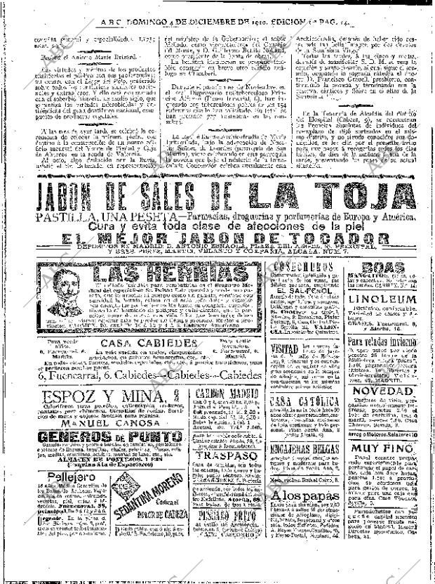 ABC MADRID 04-12-1910 página 14