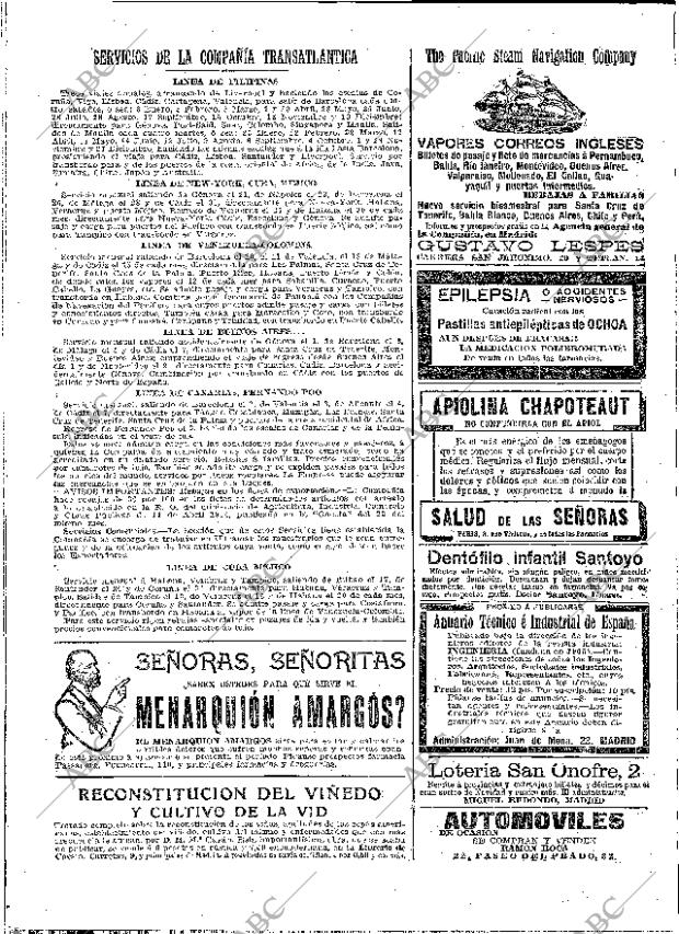 ABC MADRID 10-12-1910 página 16