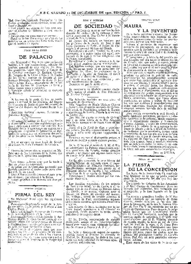 ABC MADRID 10-12-1910 página 5
