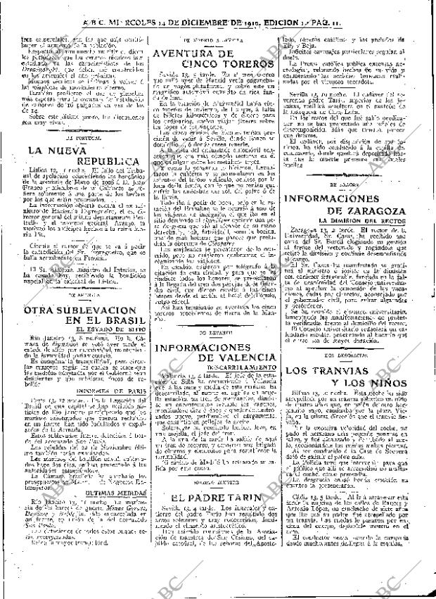 ABC MADRID 14-12-1910 página 11