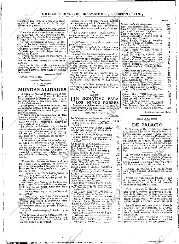 ABC MADRID 14-12-1910 página 4