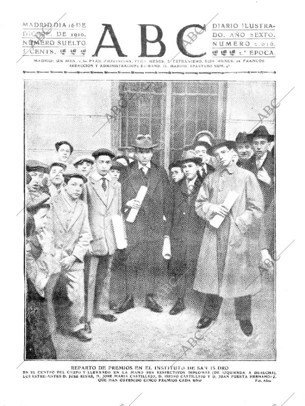 ABC MADRID 16-12-1910 página 1