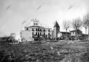 Aspecto del sanatorio antituberculoso de torre Bonica, Instalado por el...