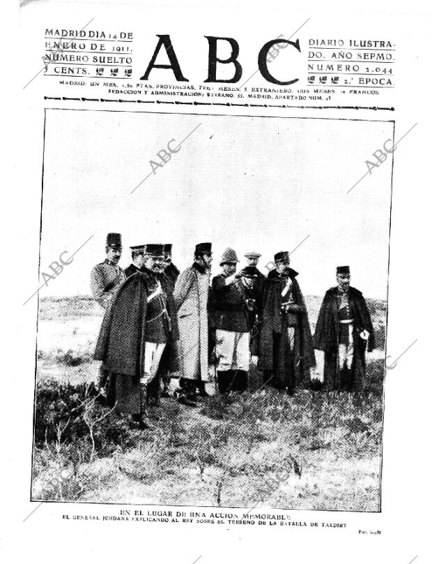 ABC MADRID 14-01-1911 página 1