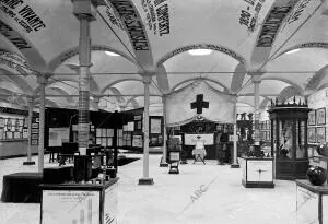 Fotografía de la sala de educación y filantropía del Museo Social, el día de su...