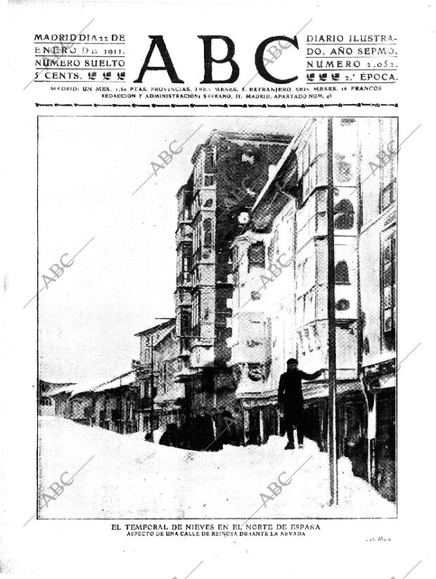 ABC MADRID 22-01-1911 página 1