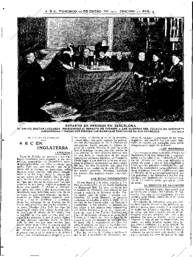 ABC MADRID 22-01-1911 página 4