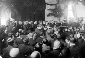 Inauguración del museo social de Barcelona: el ministerio de gracia y Justicia,...