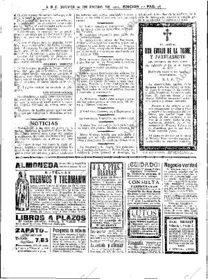 ABC MADRID 26-01-1911 página 16