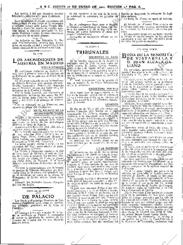 ABC MADRID 26-01-1911 página 6
