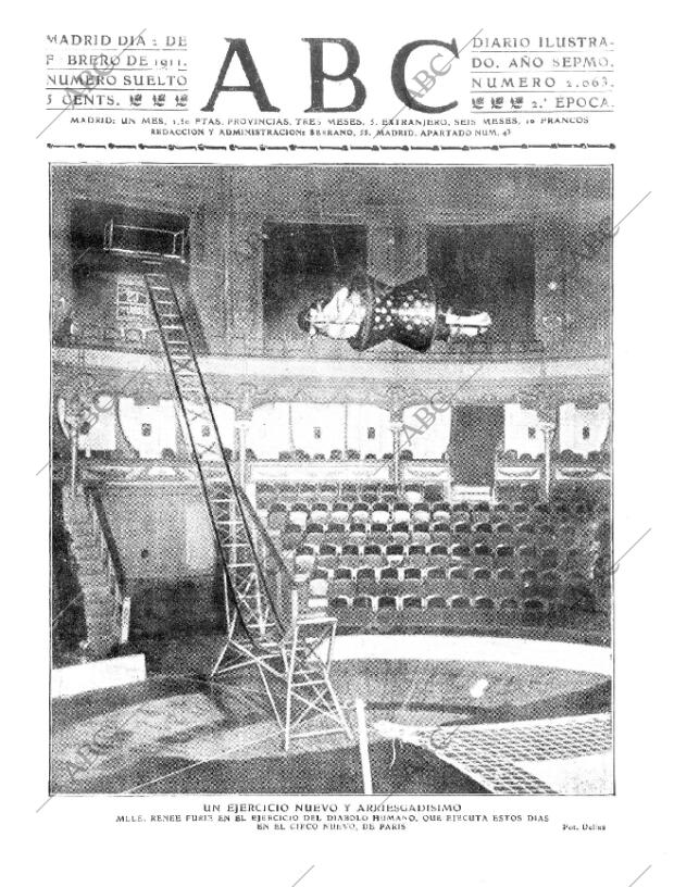 ABC MADRID 02-02-1911 página 1
