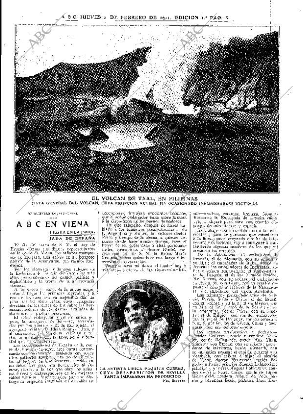 ABC MADRID 02-02-1911 página 3