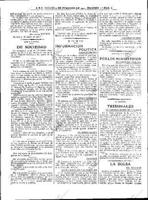 ABC MADRID 02-02-1911 página 6