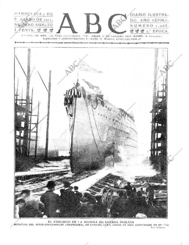 ABC MADRID 07-02-1911 página 1