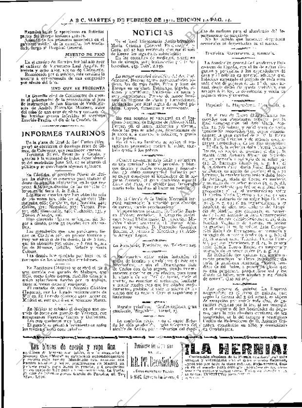 ABC MADRID 07-02-1911 página 14