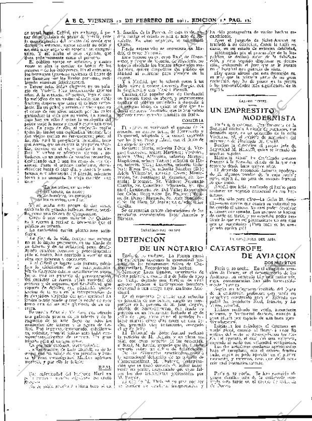 ABC MADRID 10-02-1911 página 12