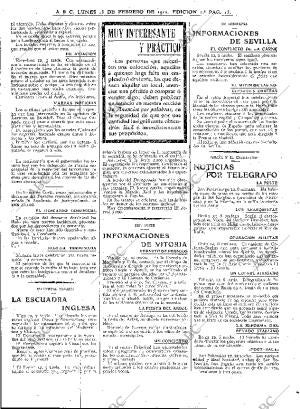 ABC MADRID 13-02-1911 página 15