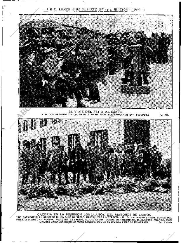 ABC MADRID 13-02-1911 página 2
