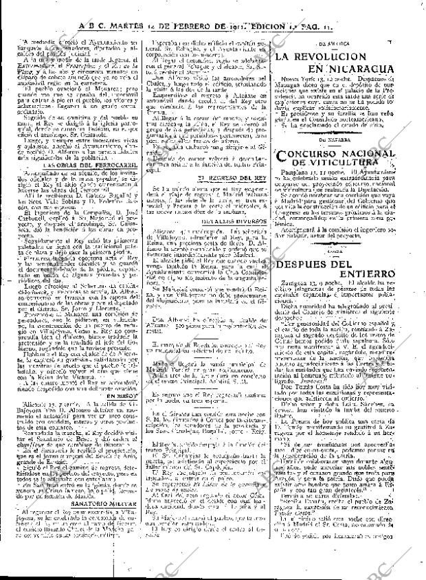 ABC MADRID 14-02-1911 página 11