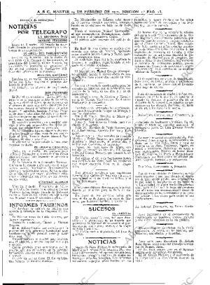 ABC MADRID 14-02-1911 página 13