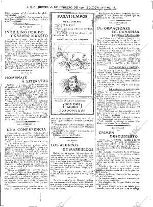 ABC MADRID 23-02-1911 página 13