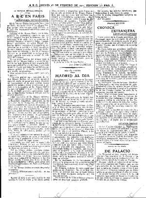 ABC MADRID 23-02-1911 página 5